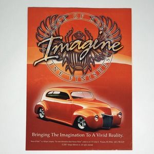 Vintage House of Kolor 1940 Dodge All Business Print Ad 9/02 Rod & Custom 8.5x11